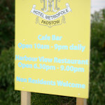 Photo of one of our foamex signs mounted on posts