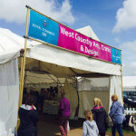 A photo of a marquee banner produced for the Royal Cornwall Show