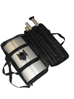 Picture showing the bag used for transporting the stealth display