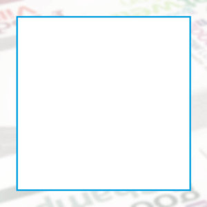 A template for a square sticker