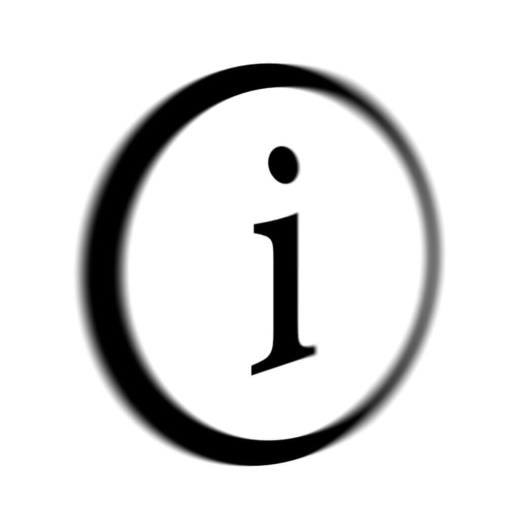 An information icon