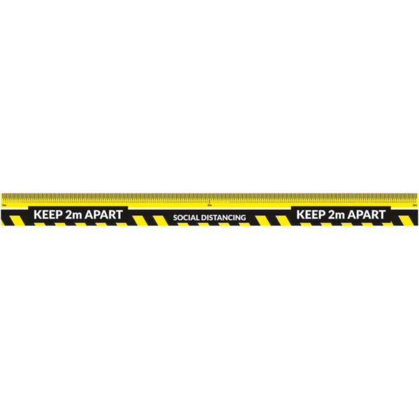 Social Distancing Floor Sticker - Ruler Design