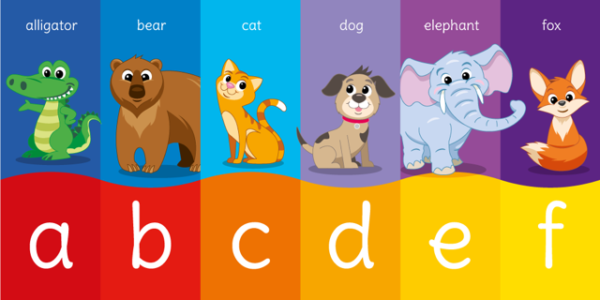 Animal Alphabet A to F