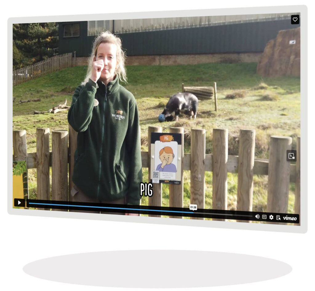 Woburn Safari Park BSL Example Video